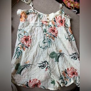 Urban outfitters floral romper